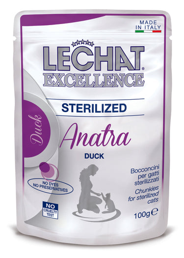 Excellence - Cat Wet Pouches Sterilized with Duck -100g
